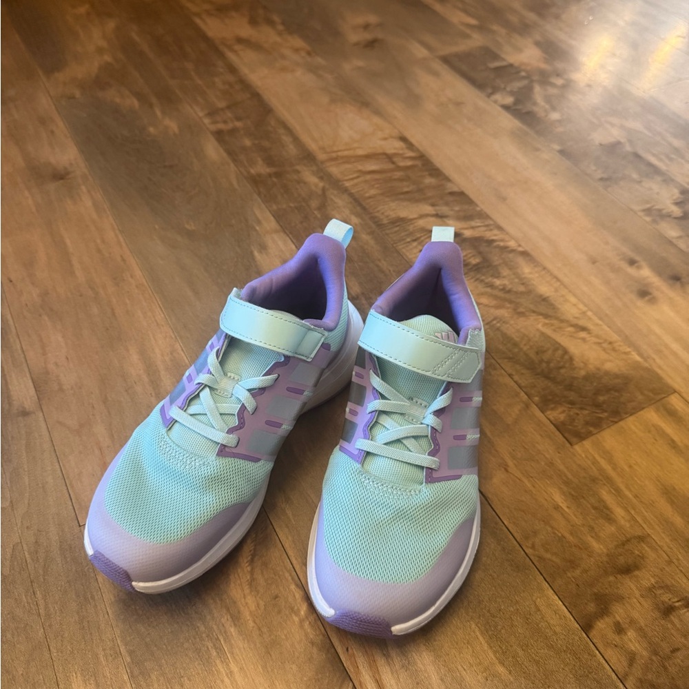 Kids' Light Blue and Purple Sneakers